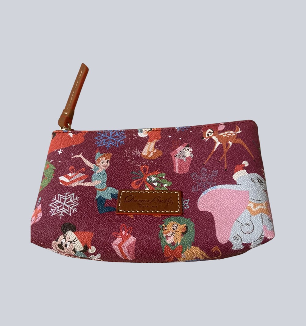 Dooney & Bourke Disney Classic Christmas 2023 Cosmetic Case